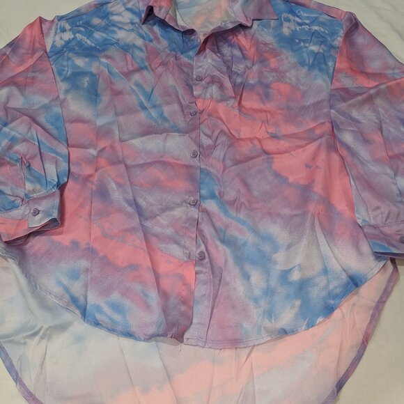 GOOD TIME USA Pastel Colors Pajama Top and Shorts Set Style 26289-S-XL NWT - Picture 4 of 8